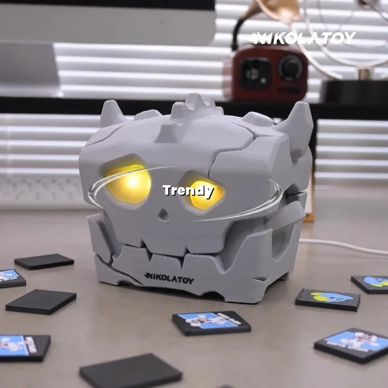 

【В наличии】Оригинальный NIKOLATOY Zelda Chest Breath of The Wild Cassette Storage Box Вибрационная модель голосового управления Орнамент