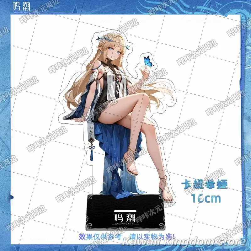 Juego Wuthering Waves Cartethyia Anime acrílico soporte modelo placa decoración de escritorio señal de pie mascota estudiante accesorio Fans regalo