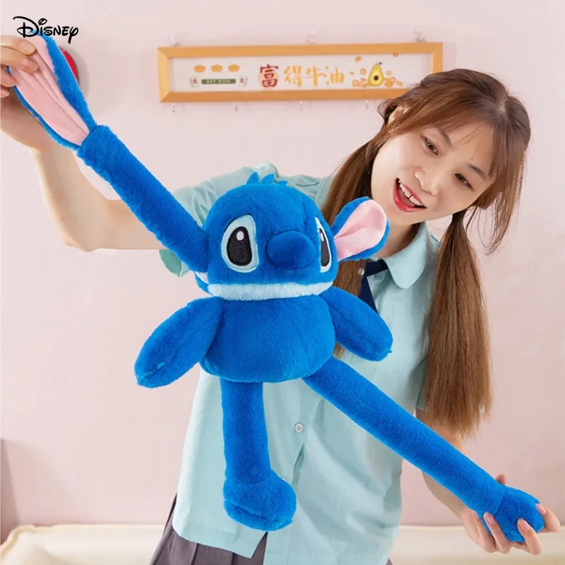 

New Disney Long Leg Stitch Plush Doll Transforms Into Stitch Plush Toy Pillow Room Decoration Decoration Ornament Holiday Gift