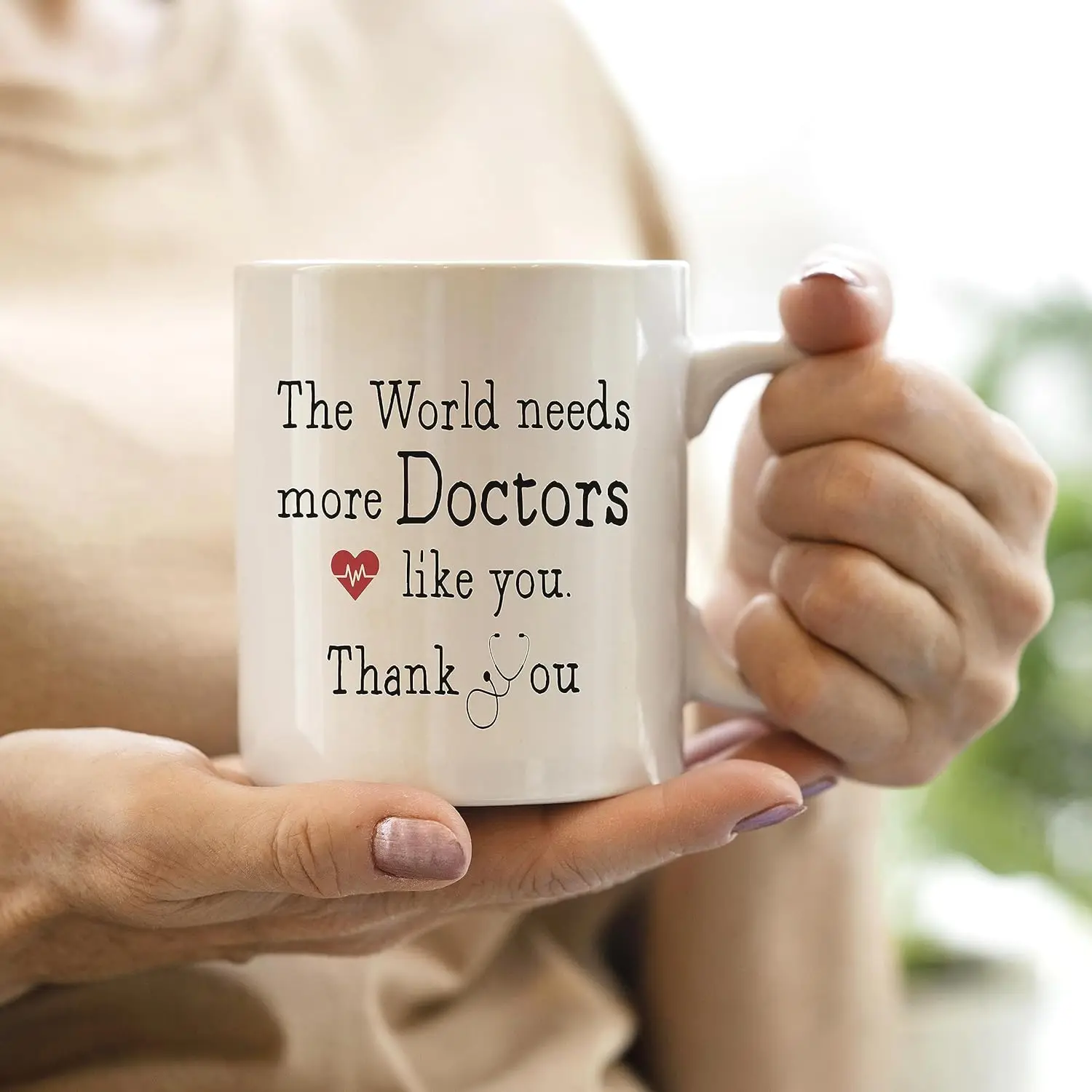 Doctor Mug, Doctor Gifts Coffee Mugs, Doctor Appreciation Gifts, Doctor Tea Cup Gifts for Women Men, The World Needs More Doctor