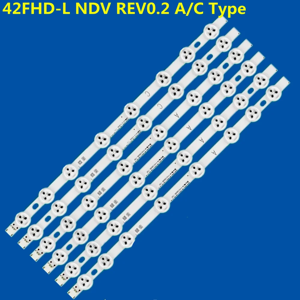 LED Backlight Strip For 42FHD-L NDV REV0.2 VES420UNDL-N01 TELEFUNKEN D42F182N3C D42F167B3 42HXT12U 42HXT42U  42LED450S 42LED400S