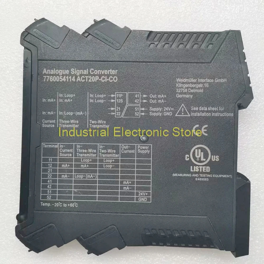 ACT20P-CI-CO-S Signal Converter Isolator For Weidmuller 7760054114