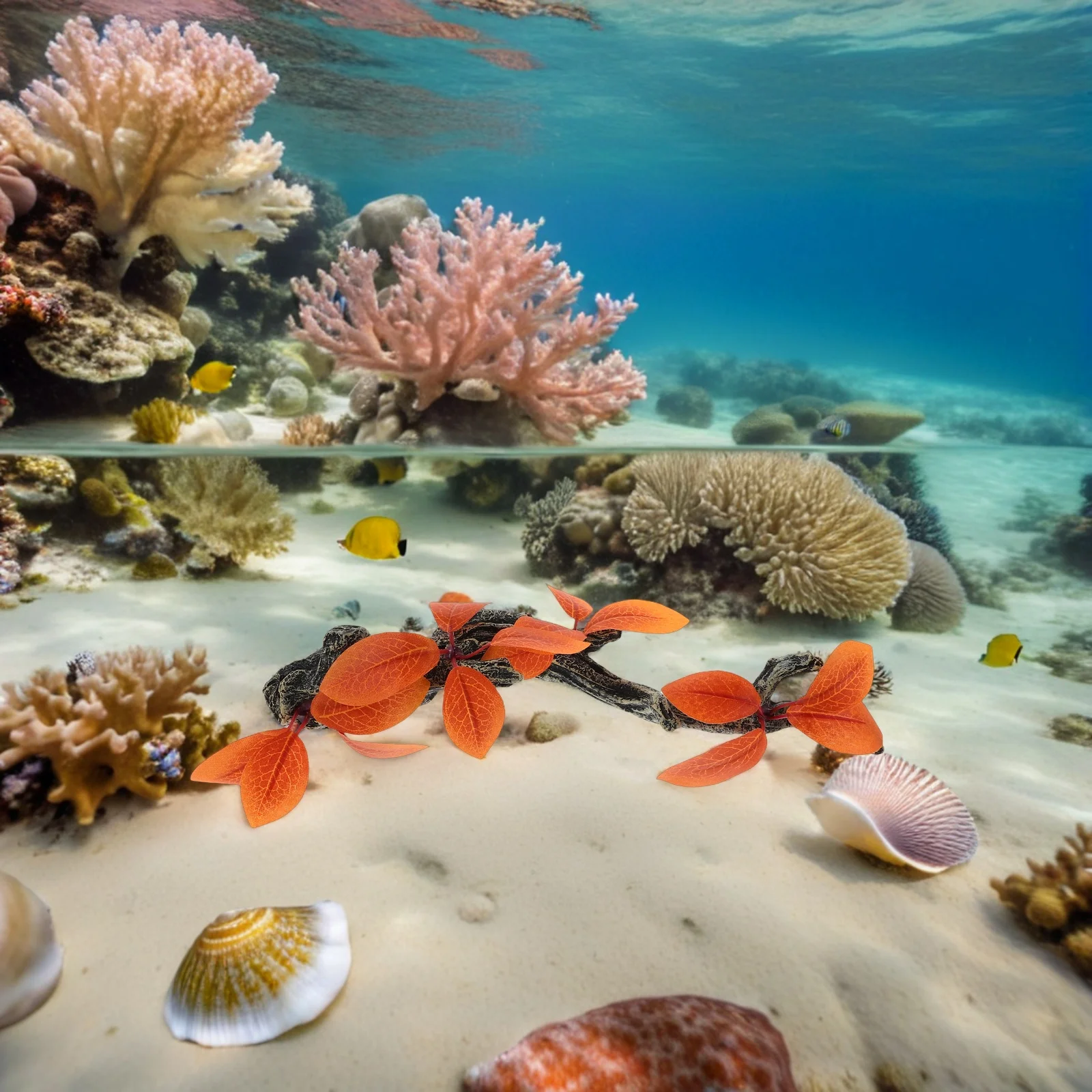 

Resin Aquarium Decoration Hollow Tree Trunk Small Size Realistic Fish Tank Ornament Natural Underwater Landscape Fish Tank Decor