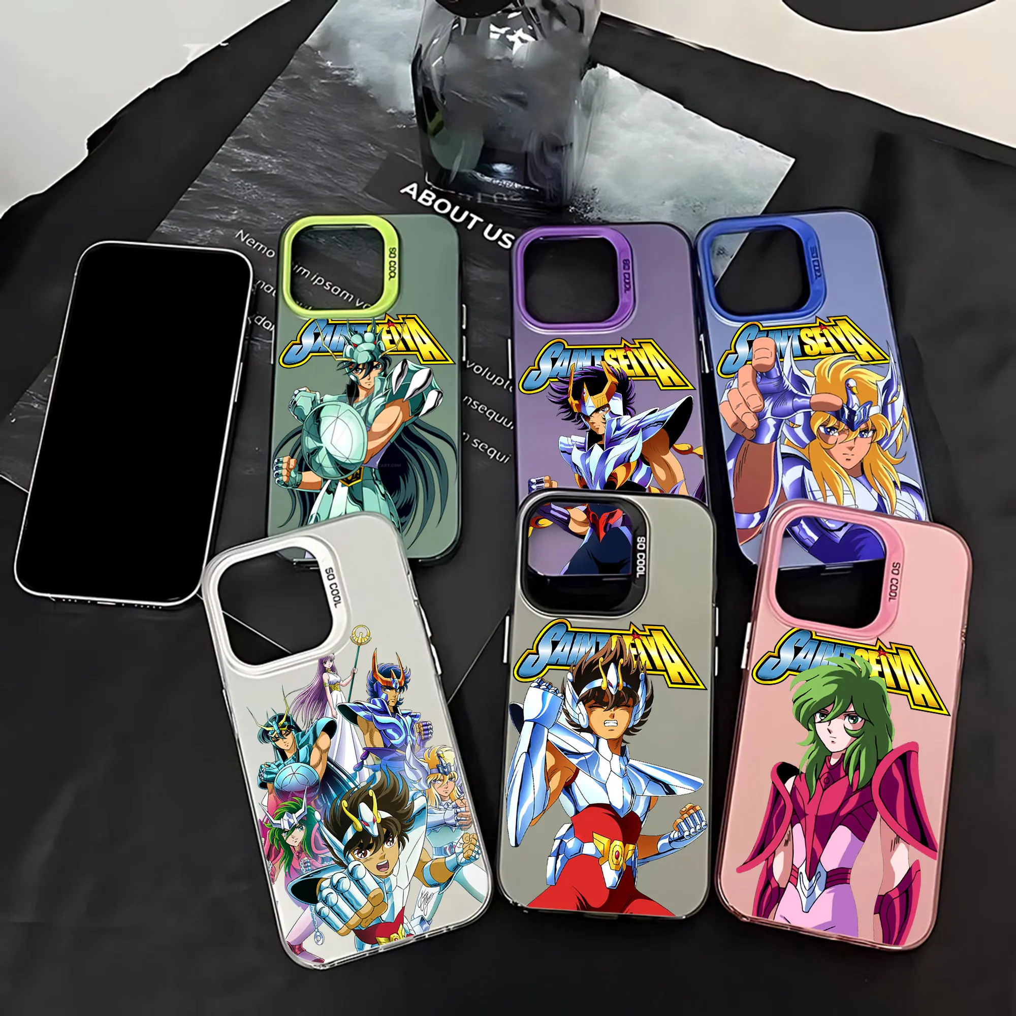 Saint Seiya Hyoga Shiryu Case for Xiaomi Redmi A1 13C 9C 9T Note 7 8 9S 10 11 12 13 Pro Ultra 4G 5G Matte Shockproof Back Cover