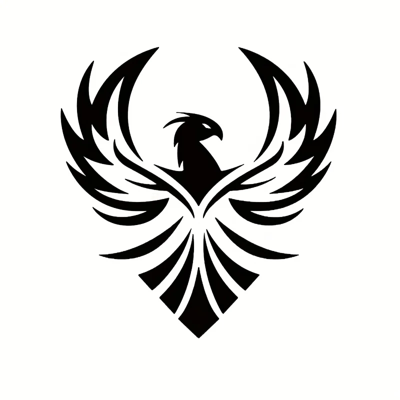 

1 шт., наклейка с дизайном Феникса для автомобиля, мотоцикла, модная наклейка для кузова авто, мото, привлекательная мифическая наклейка для автомобиля