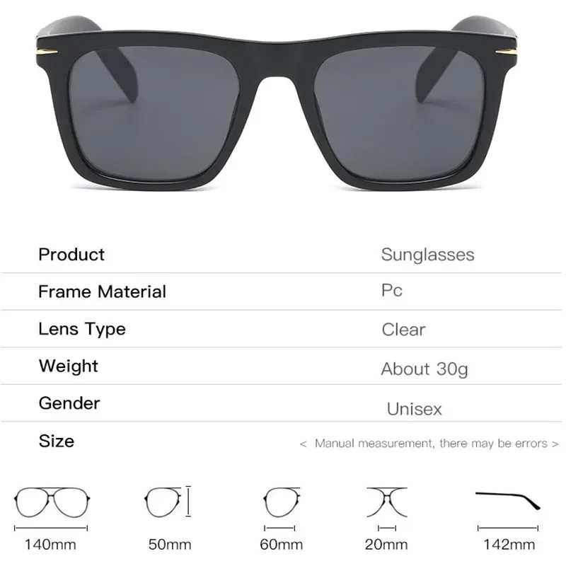 New Square Sunglasses For Men Women Vintage Fashion Goggle Driving Sun Glasses UV400 Male Eyewear Gafas de sol image 5