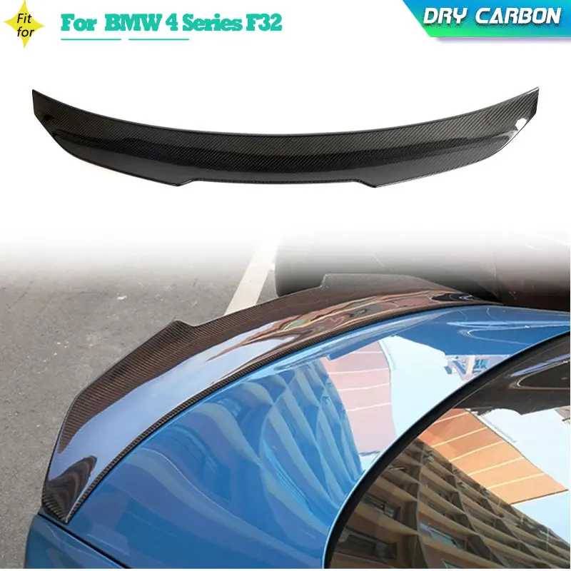 

Dry Carbon Car Rear Trunk Spoiler Wings for BMW 4 Series F32 Coupe 435i 440i Gran Coupe M Sport 2015-2020 Tail Boot Lid Wing Lip