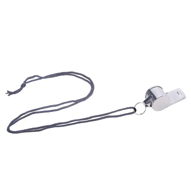 2er-Pack Sportpfeifen aus Edelstahl mit Umhängeband, pfeifen mit lautem, klarem Klang, ideal für Trainer, Schiedsrichter und Offizieller – Detail 8