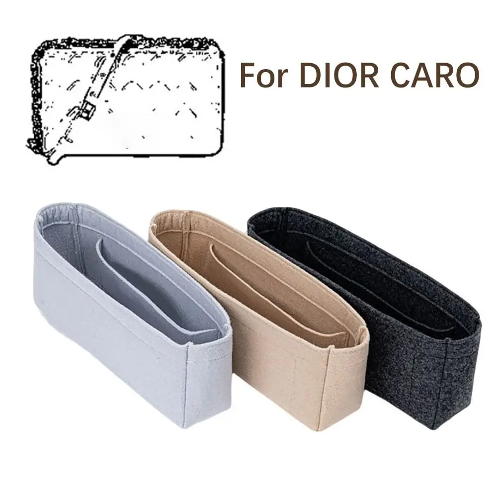 High-quality New Felt Handbag Insert Bag Bag Support Organization Internal Bag Storage Portable Durable Purse Liner for For CARO