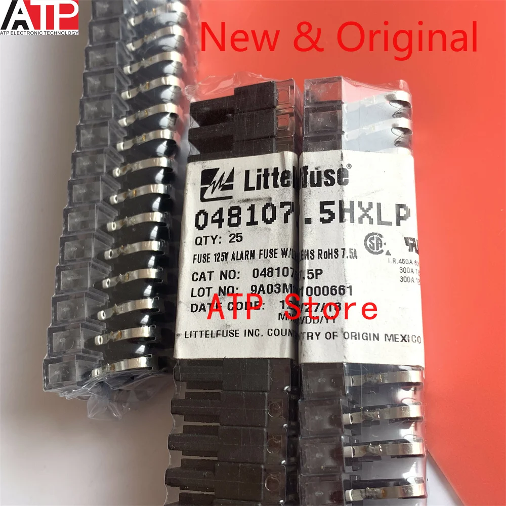 

5PCS 048107.5HXLP imported 7.5A genuine 048107.5HXLP Original spot inventory