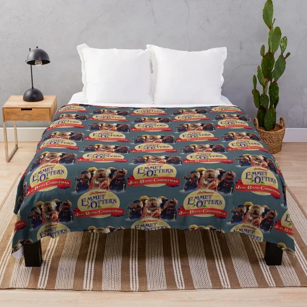 

emmet otters jug band christmas Throw Blanket Spring Fall Cozy Throw Blanket for Couch