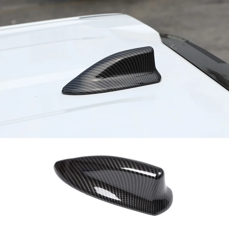 Per il 2022-2023 Toyota Tundra ABS in fibra di carbonio car styling car roof shark fin antenna cover accessori per la protezione esterna dell'auto