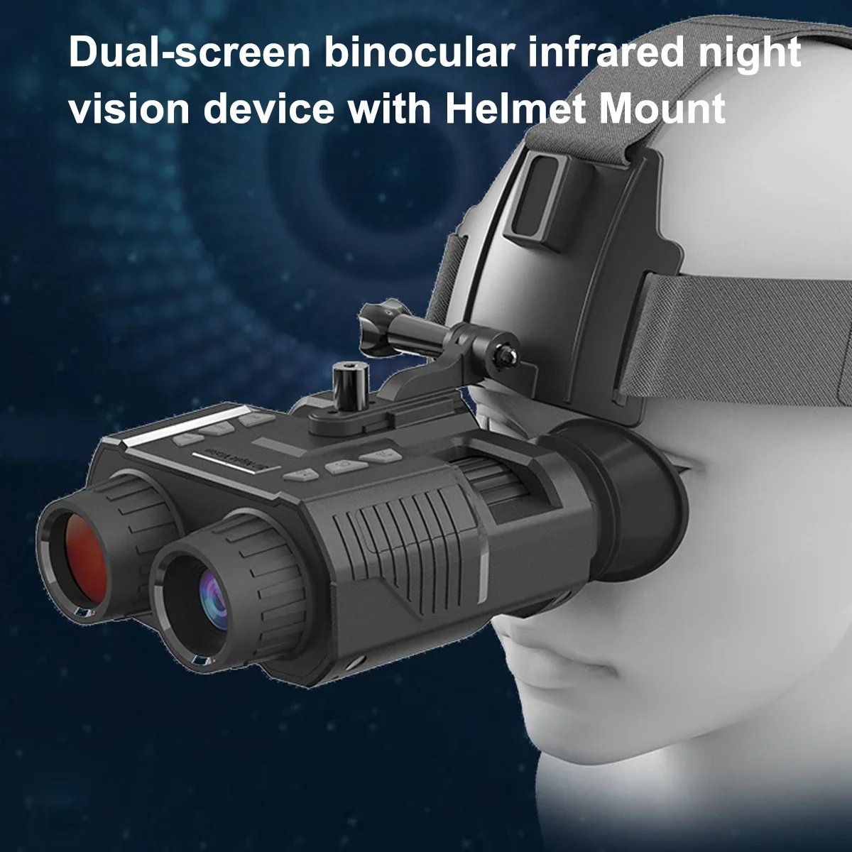 Imagem -06 - Binóculos Infravermelhos de Visão Noturna Nv8000 Telescópio 3d Profissional hd 1080p Head Mount Câmera para Caça Camping Tactics Goggle