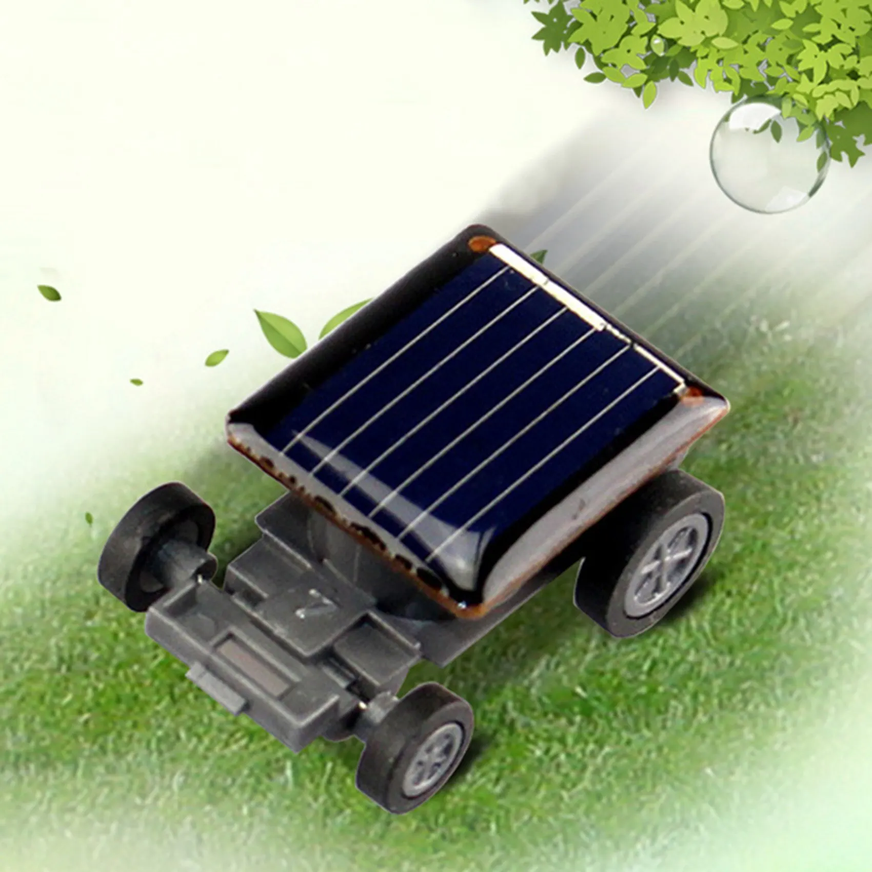 ODIES-2X Hoge kwaliteit kleinste mini-auto zonne-energie autoracer educatieve gadget kinderen Kid's Hot Selling