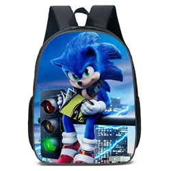 Plecak sportowy SONIC Torby do szkoły podstawowej i średniej Plecaki dziecięce Kawaii Anime Cartoon Tornister Mochila