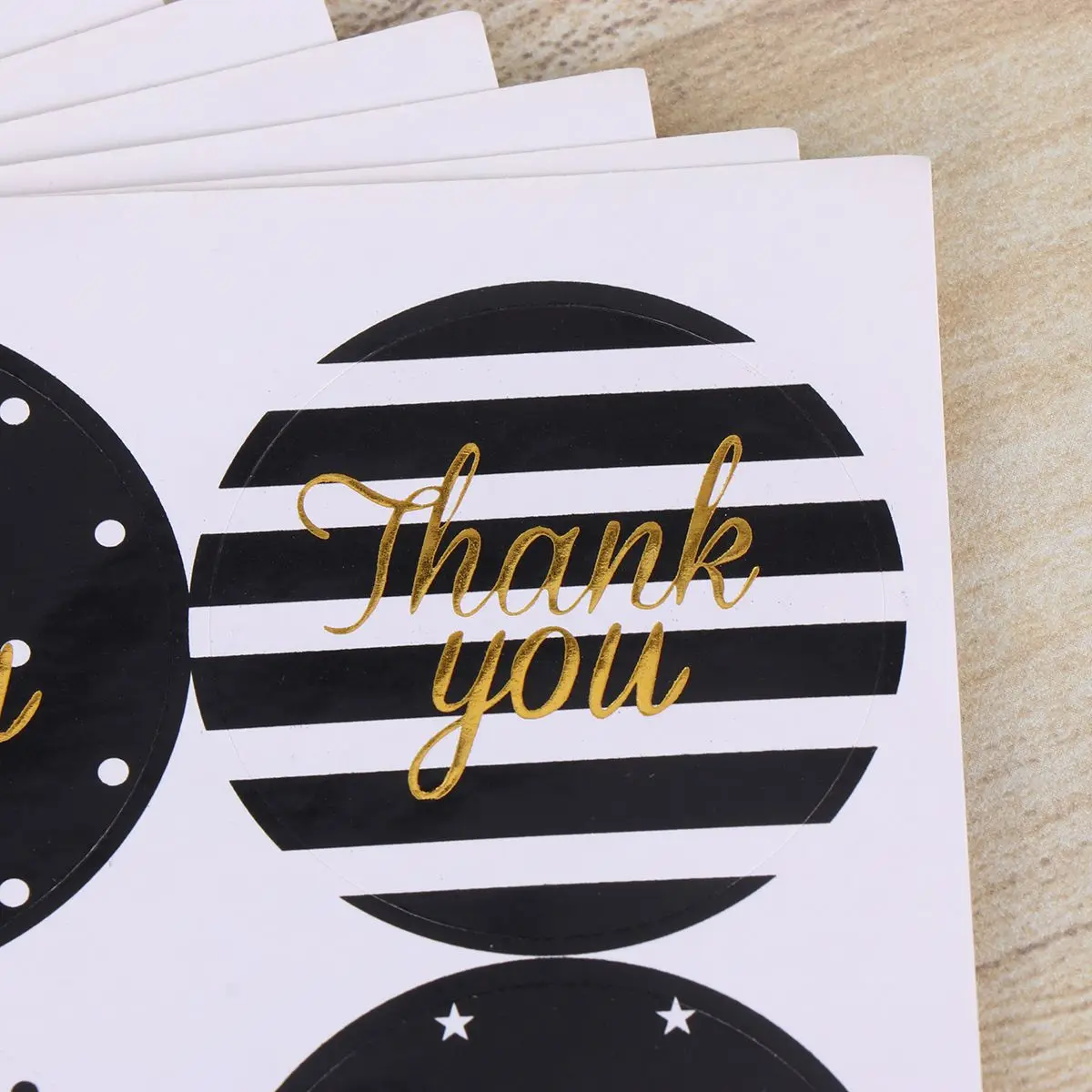 Stickers for Stamping Gift Labels Seal Sticker Cake Gift Label Tags Baking Seal Thank You Self Envelope Sticker Adhesive