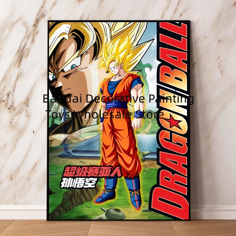 Anime HD Canvas Painting Poster Wall Art Print Dragon Ball Son Goku Classic Decorative Pictures for Living Room No Frame Gifts