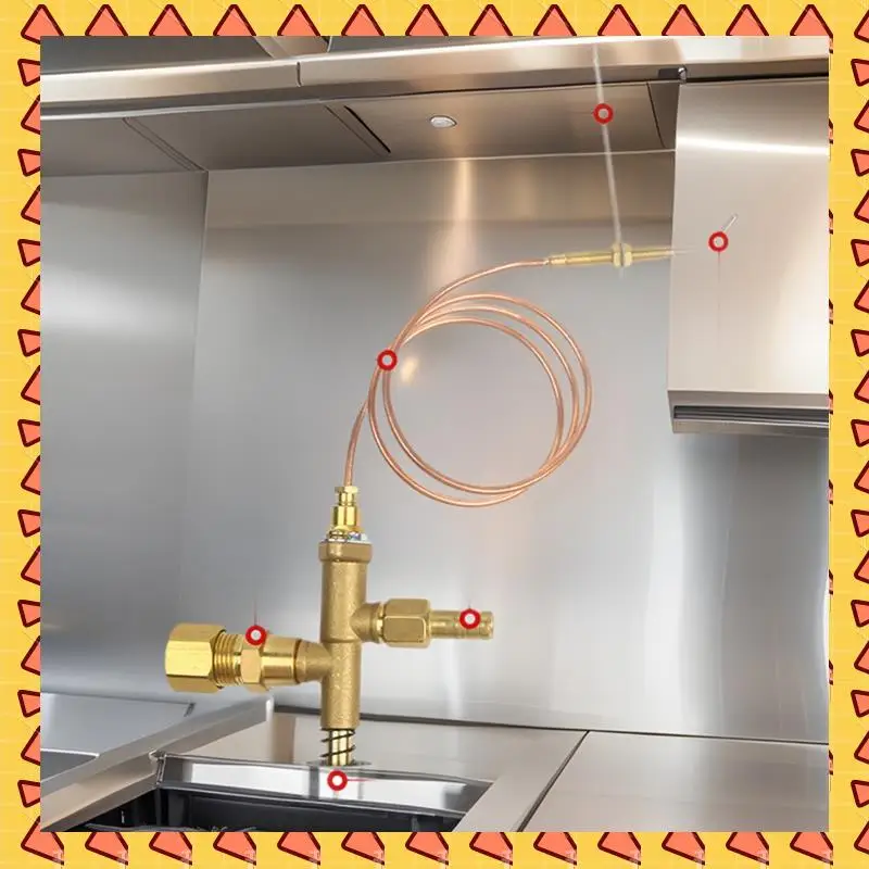 

A008 Low Pressure LPG Propane Fireplace Fire Pit Flame Failure Safety Control With Thermocouple And Knob Switch