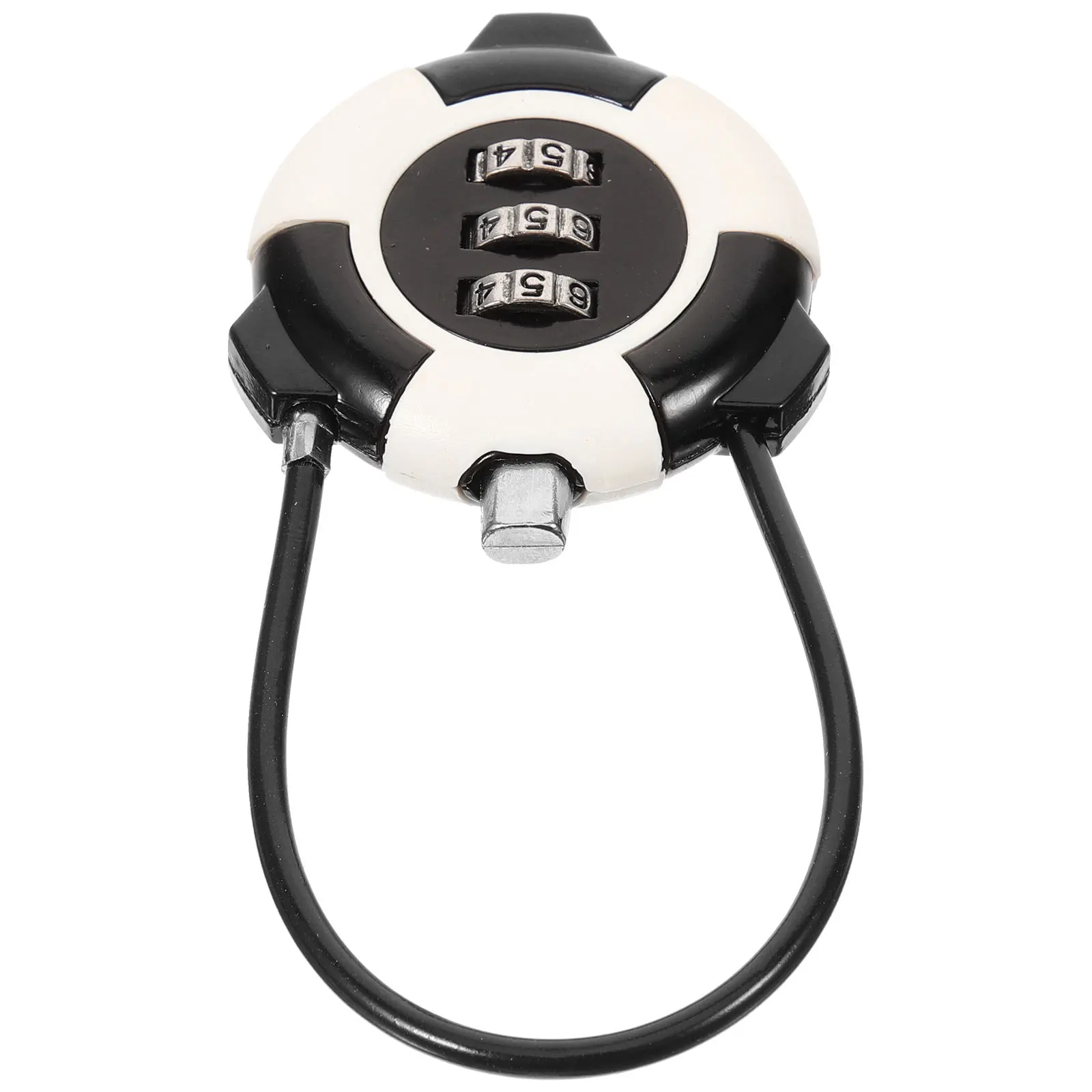 

Password Lock 3-Digit Combination Padlock Wire Cable Cabinet Drawer Security High Durability Simple Color Fashionable Design