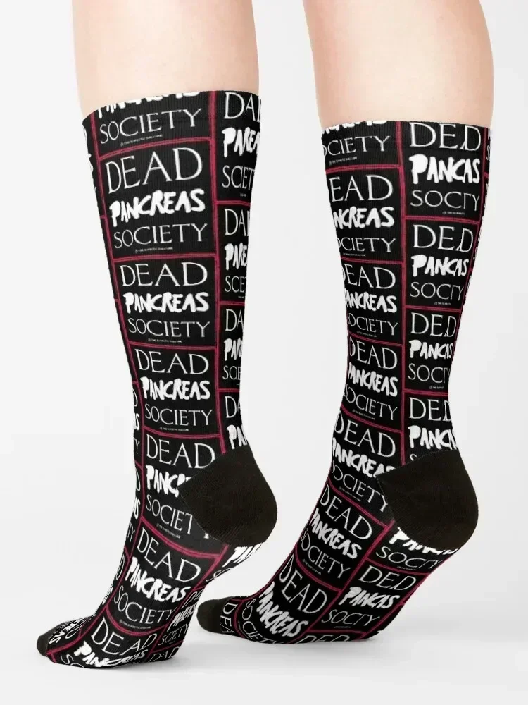 Dead Pancreas Society Socks with print heated Argentina loose Women Socks Men's