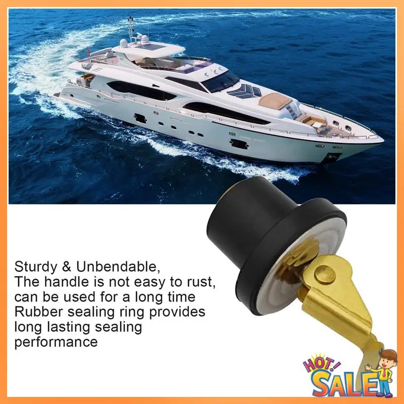 

AB68 Marine Drain Plugs For Boats Snap Handle Drain Plug For Boat Brass Boat Drain Plug Plumbing Fittings