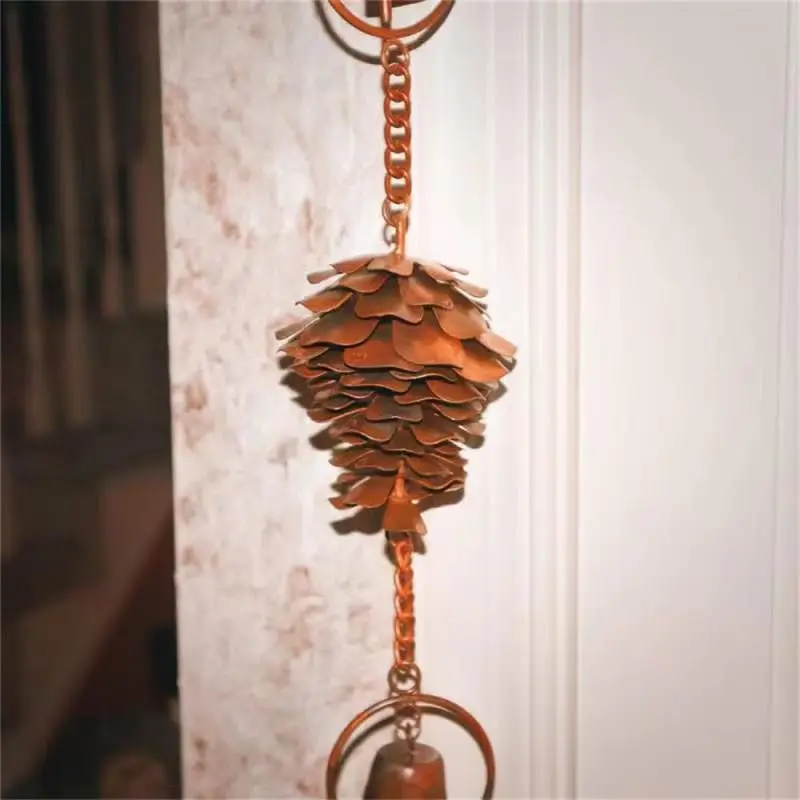 Metal rain chain outdoor wind chimes Chinese style nostalgia