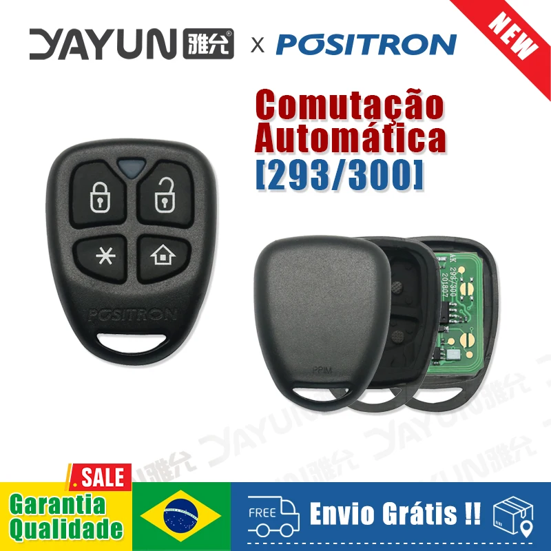 YAYUN Remote Control PX-46 PST Alarm 4 Buttons New and Old Line 293 300 330 360 For Brazil Positron Flex