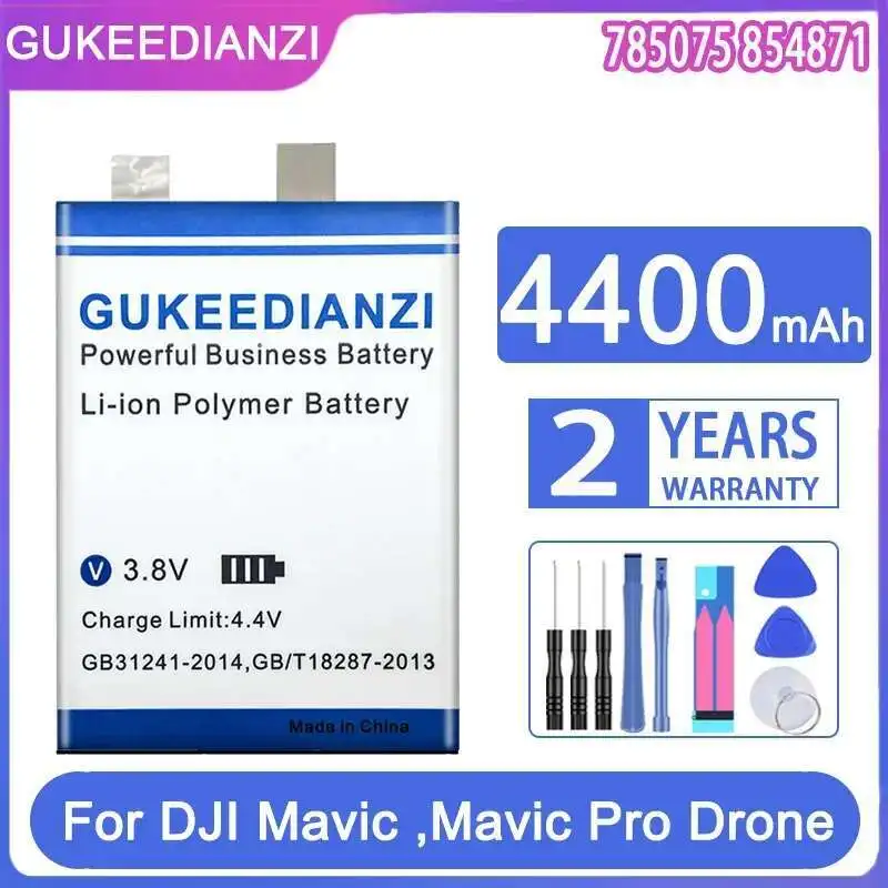 

Drone Battery 4400Mah For Dji Mavic Pro 784974 785075 New 3.8V Max 4.35V Diy 3S 11.4 V Flight 854871 Stable