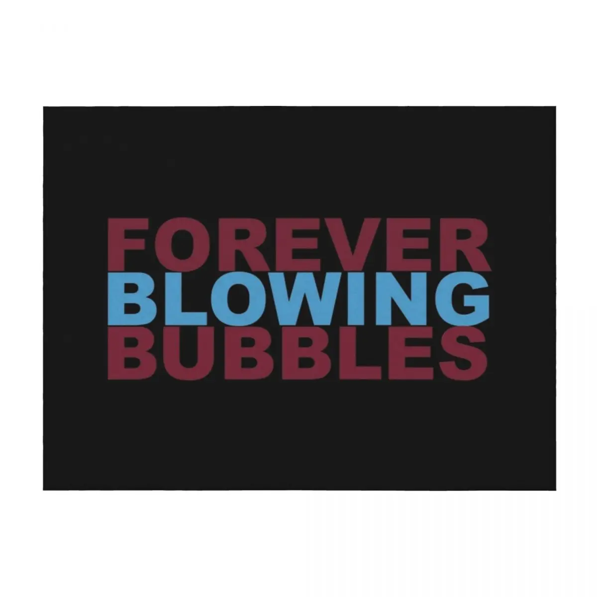 

Forever Blowing Bubbles Throw Blanket Nap christmas gifts Bed Fashionable Flannels Blankets
