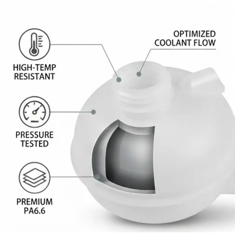 GK218K218BA DG9Z8100A Coolant Expansion Tank With Cover Compatible With Ford Transit Custom Tourneo Custom V362 V363