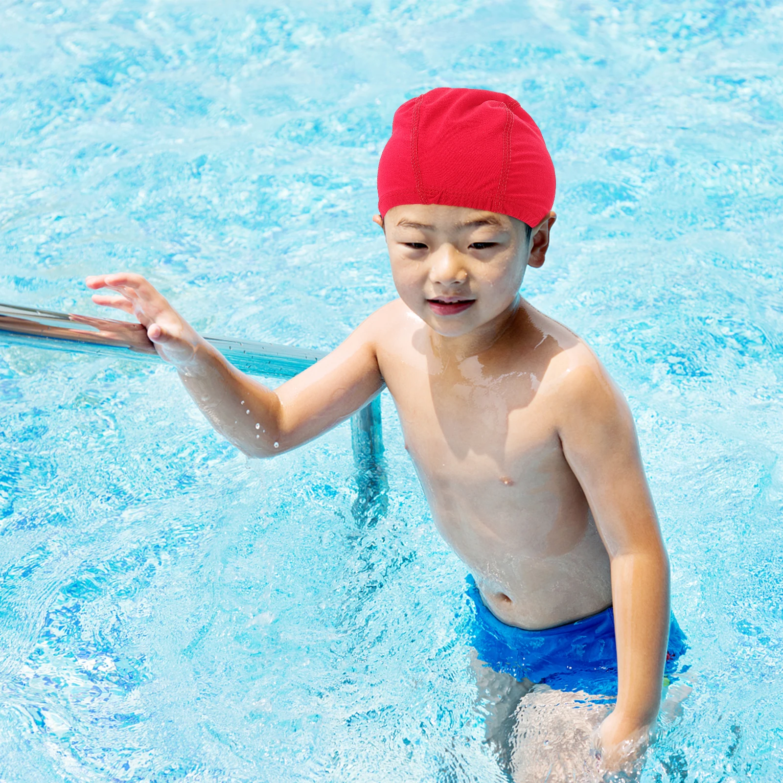 

10Pcs Elastic Swim Caps for Women Men Breathable Durable Chinlon Material Adult Swimming Hat Supply Swim Caps for Women Swimming