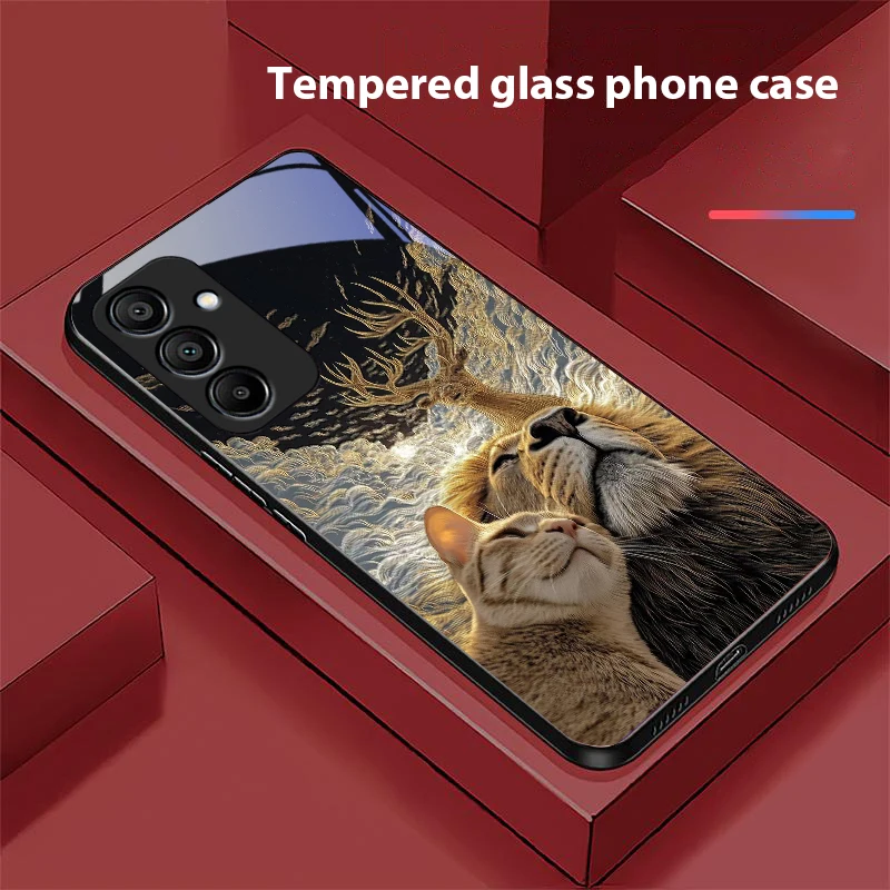 Рисунок 5 - Милый кот и серый лев для Samsung