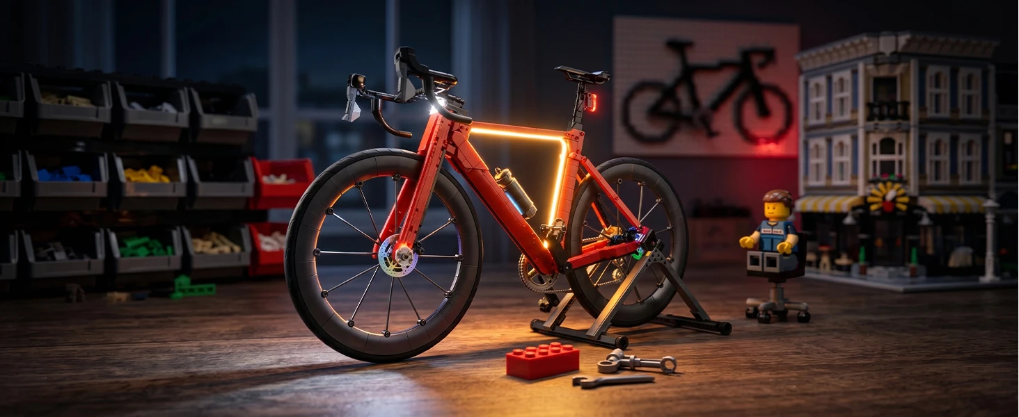 LED-Lichtset passend für Lego Rennrad 11380 Bausteine – Detail 3