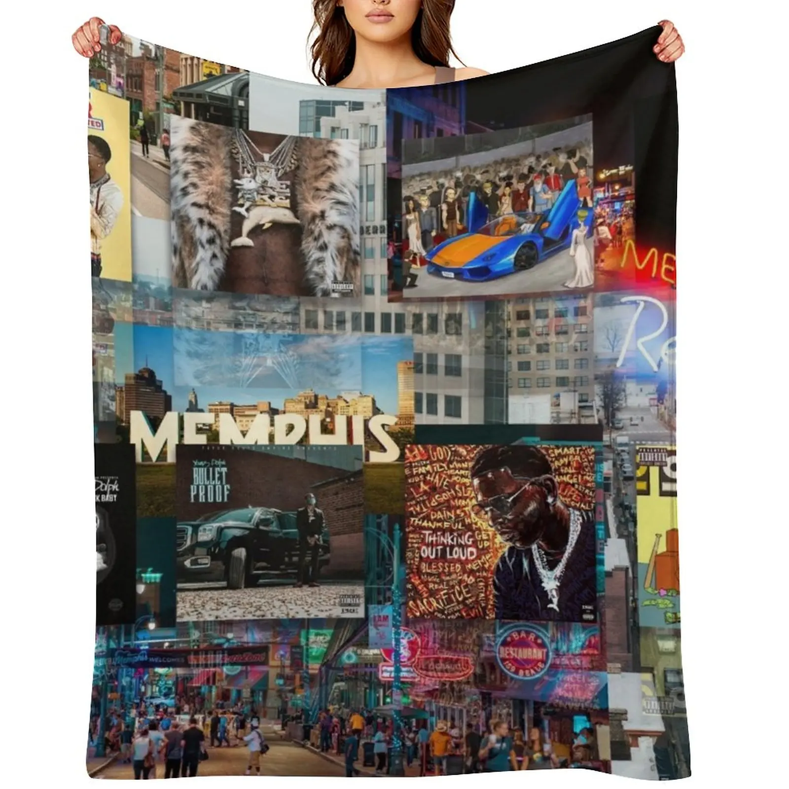 

Young Dolph | Hall of Fame Collage Throw Blanket Blankets For Bed Heavy Weighted Sofa Quilt Blankets