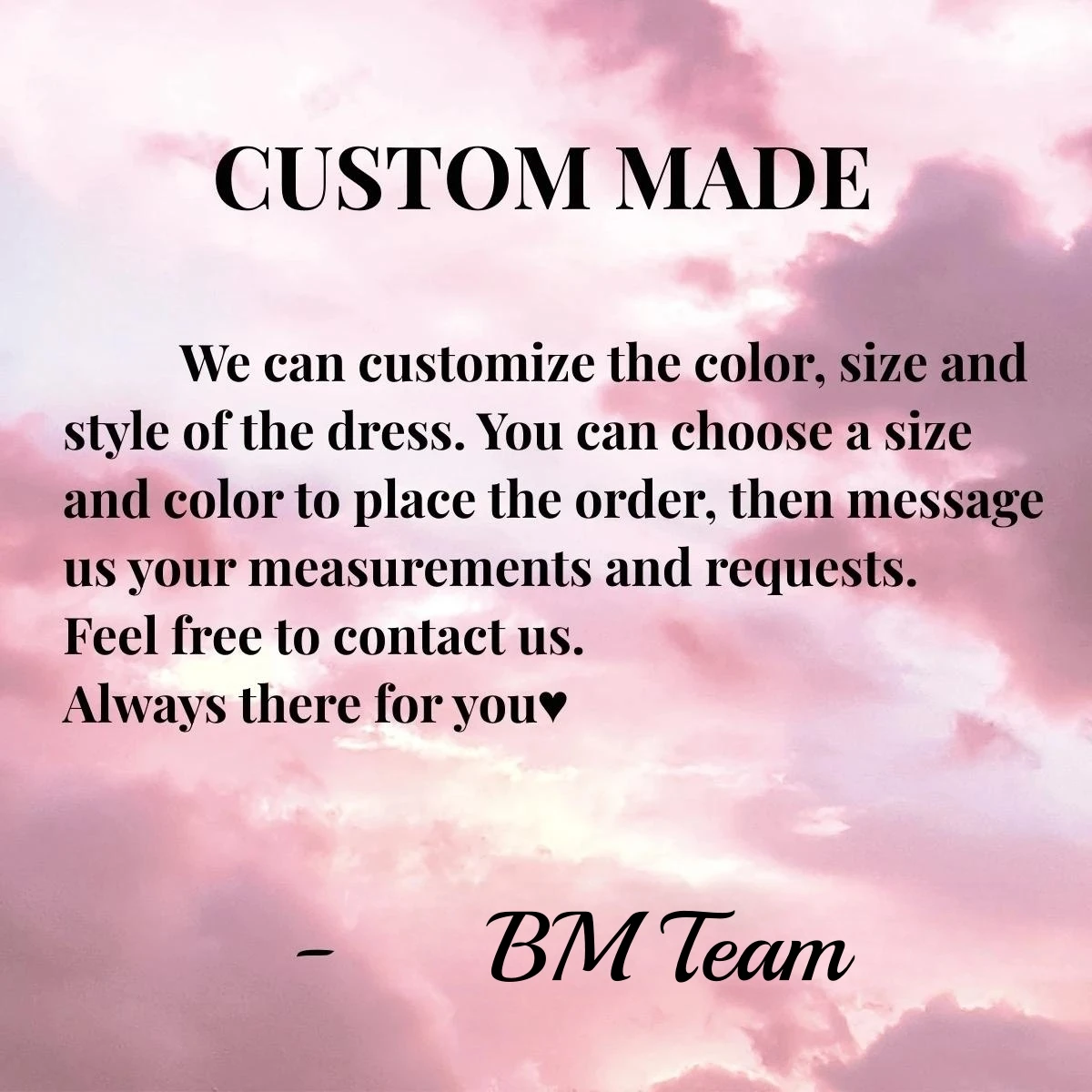 

Customization For VIP Customer