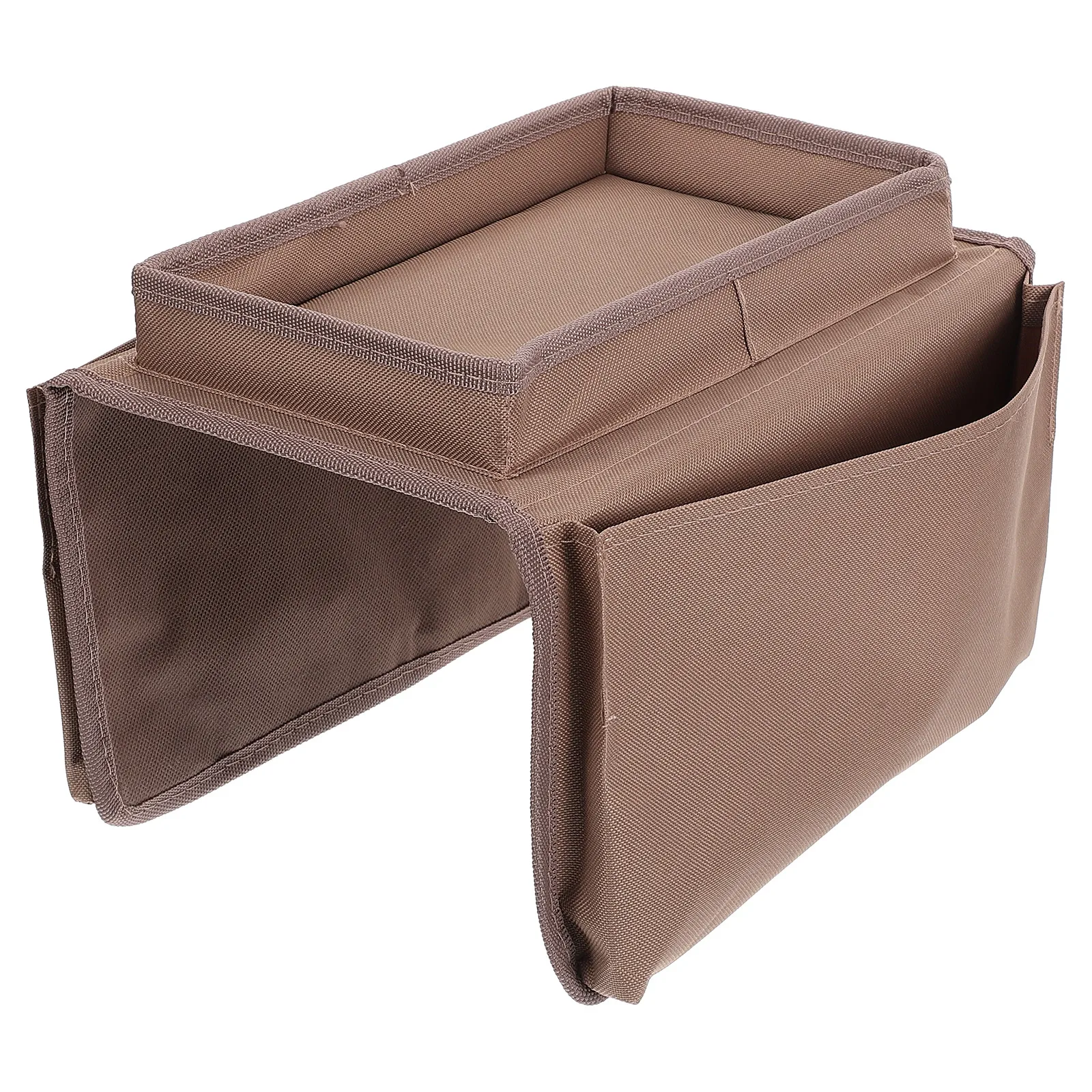 

Sofa Armrest Bag Durable Oxford Cloth Large Pocket Small Pockets Tray Collapsible Armrest Storage Organizer Houseware Organizer