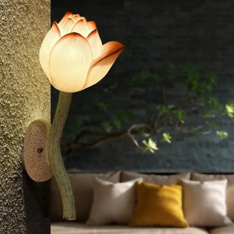 

Chinese wall lamp living room bedroom porch balcony decorative entrance light simple modern wall lamps