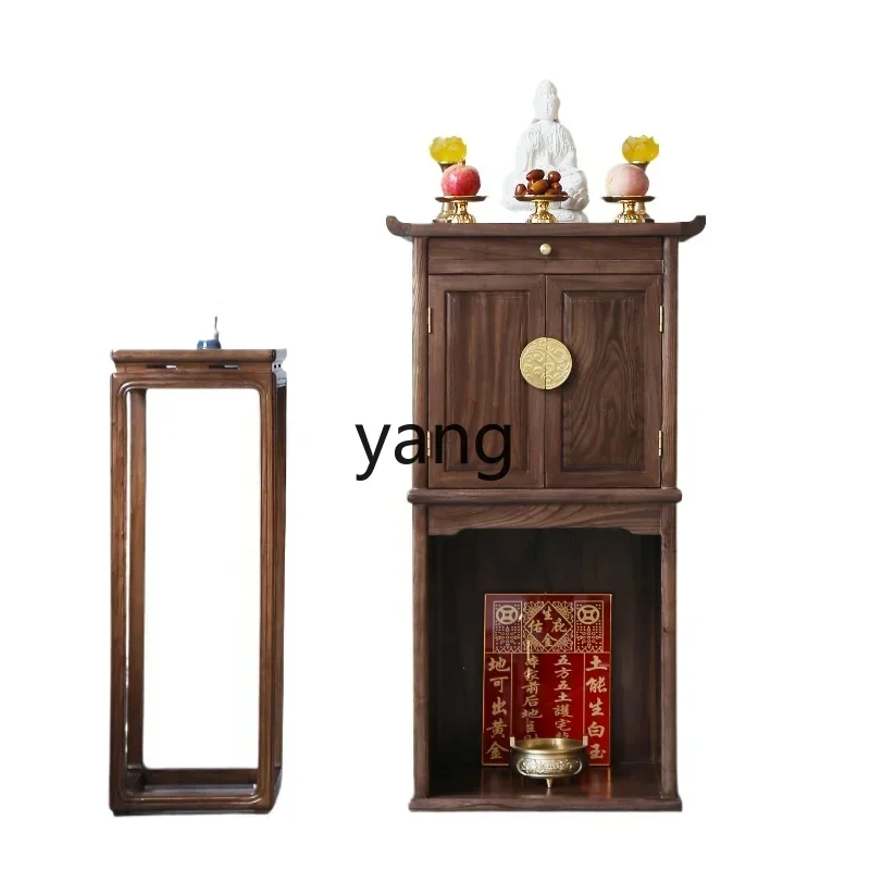 

XYY table incense case household solid wood Guanyin Bodhisattva gongtai Buddhist cabinet