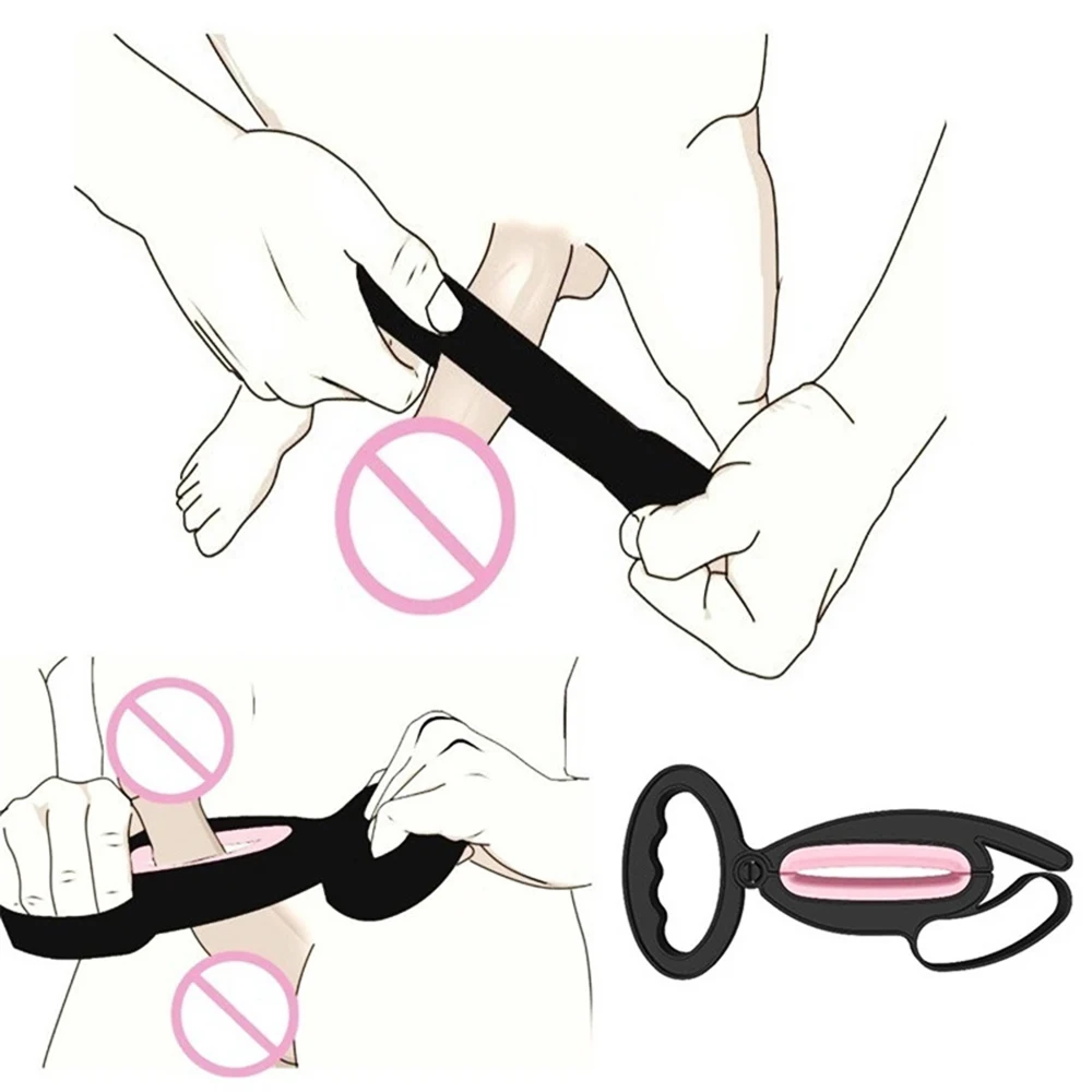 Male Penis Stretch Trainer Penis Enlargement Tool Penis Extender Enlarger  Exercise Penis Delay Trainer Penis Sensitivity Device