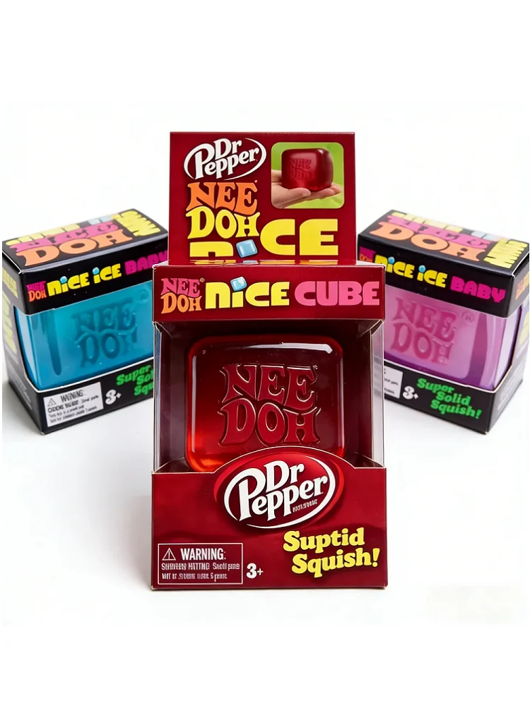 2026newSchylling Needoh Nice Cube, Zintuiglijk speelgoed, Anti-stressblokken, Stressverlichtende puzzel, Drukverlichting, Souvenir voor kinderen - afbeelding 2