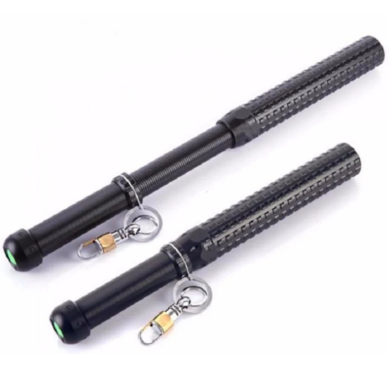 Baseball Bat Tactical LED Flashlight Waterproof Baton Aluminum Alloy Zoomable Torch for Emergency Self Defense Outdoor Lighting