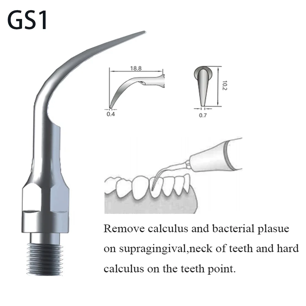 1 Set Dental Ultrasonic Scaler Tips for SIRONA PerioScan PerioSonic L/TL Dental Scaler Handpiece Dentistry Materials Kit Tools