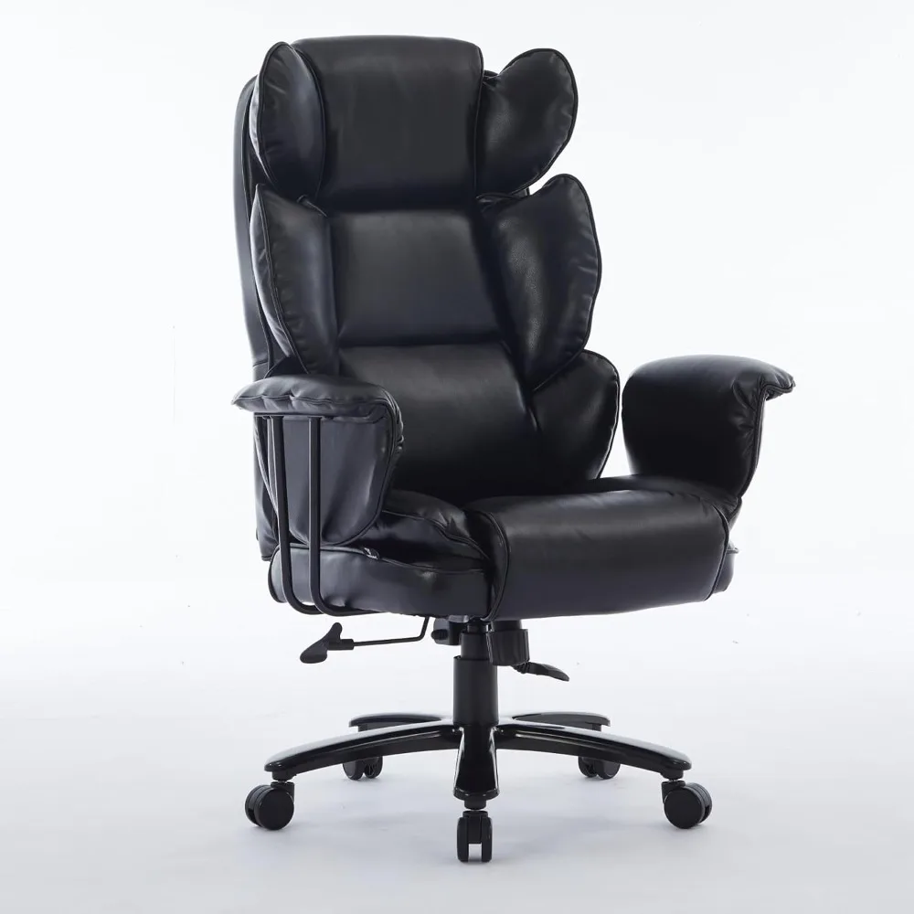 

Big and Tall Office Chair, 500 lb. Wide Seat, Ergonomic with Lumbar Support for Low Back Pain Relief, Heavy Duty Office Chair