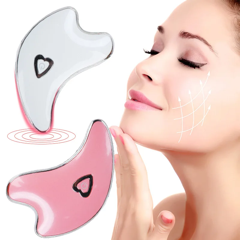 Home use electric gua sha tool high frequency facial massage