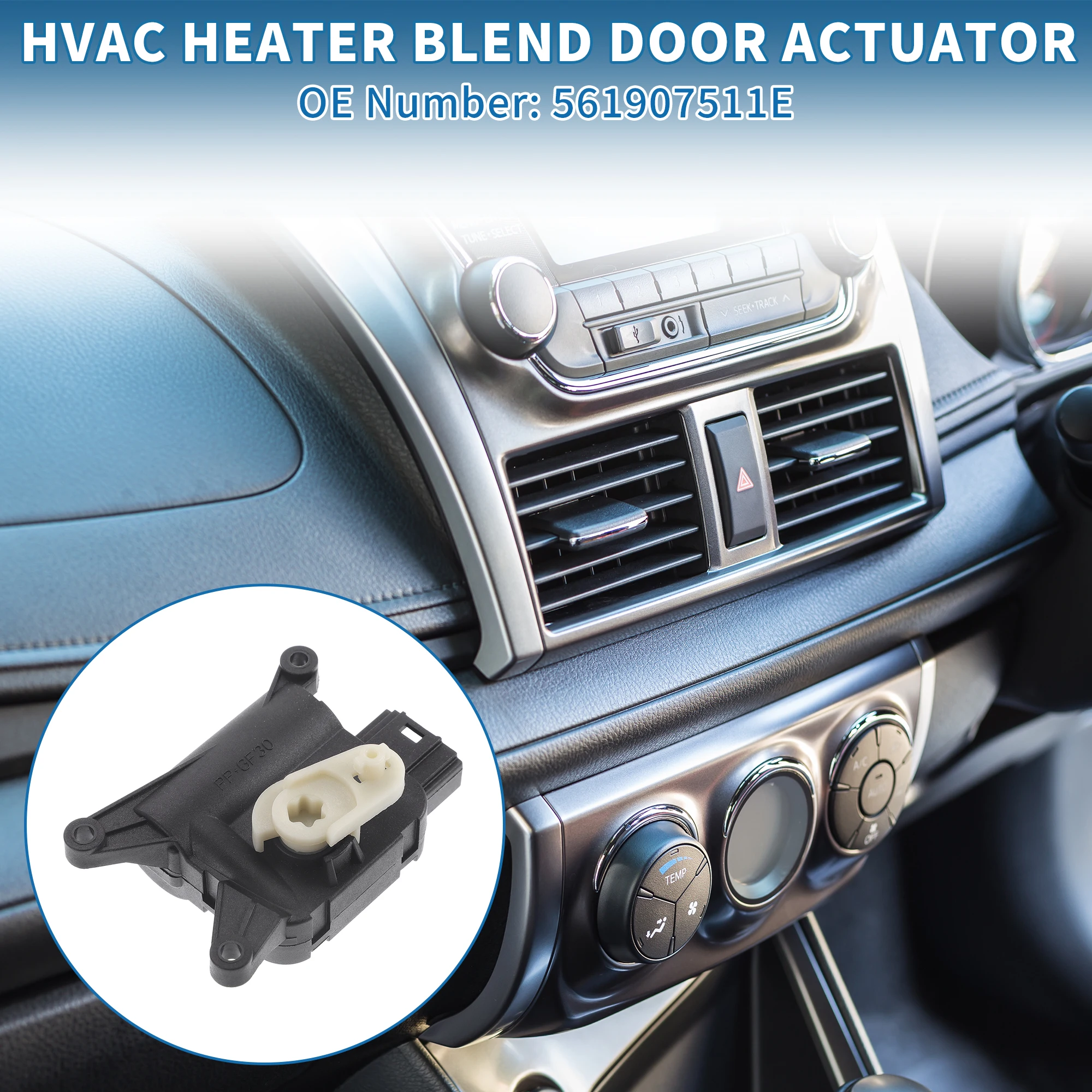 

UXCELL No.561907511E HVAC Heater Blend Door Actuator for Volkswagen Passat 2012-2018