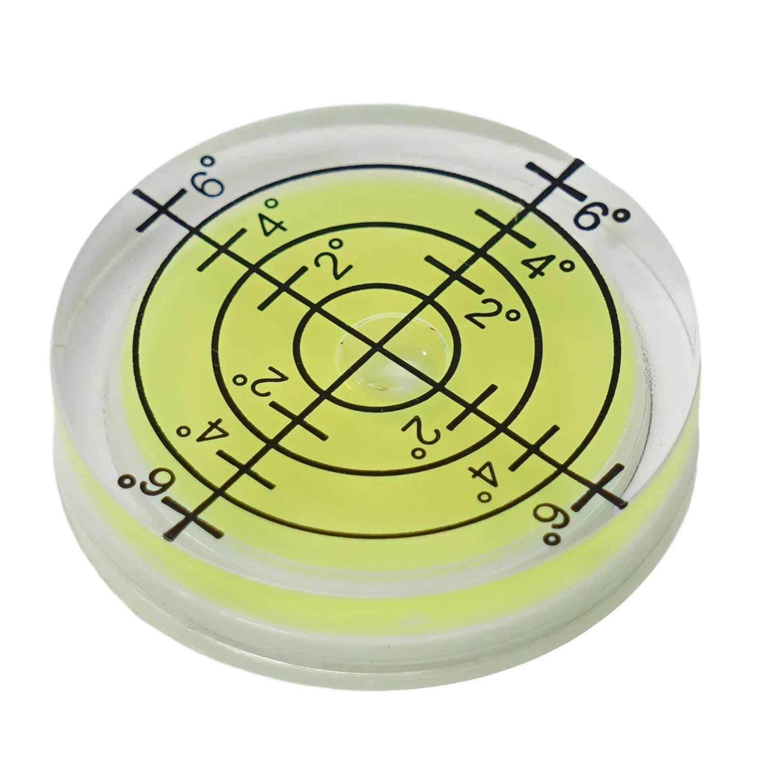 1pc 32mm Bubble Level 20°-30° Accuracy Bubble Degree Mark Mini Bullseye Level For Precision Level Round Circular Measuring Meter