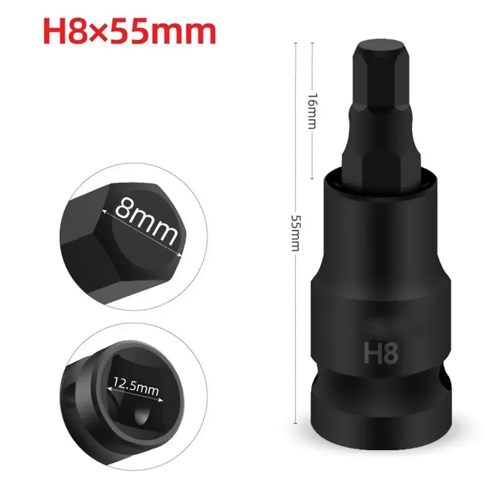 Imagem -05 - Adaptador de Cabeça Hexagonal Aço Cromado Vanádio Chave Inglesa Chave Inglesa 1pc 2in 1pc