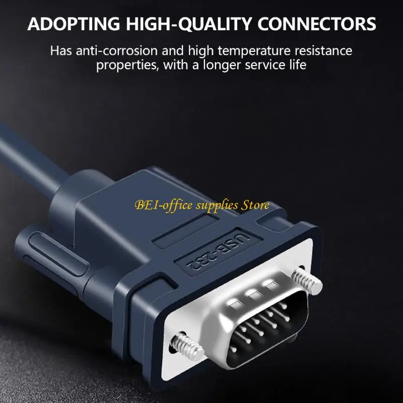 

A9LC USB To Serial DB9 Adapter Usb2.0 Data Cable DB9Pin Extension Cord For Various Operating Systems Printer Cable