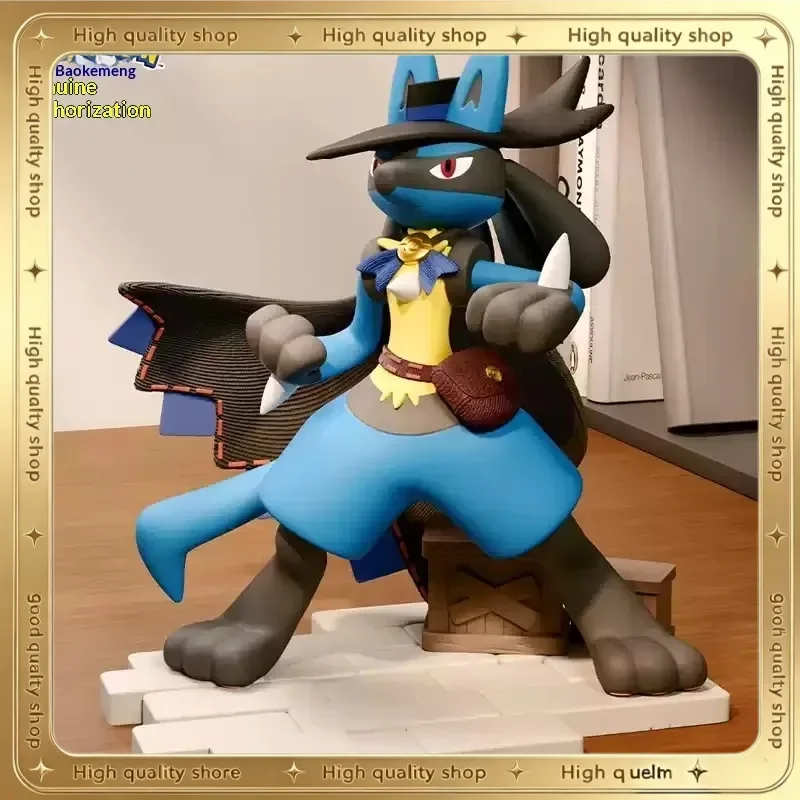 pokemon-lucario-action-figure-pokemon-unite-collectible-figurine-desktop-decoration-game-peripheral-fans-for-gift
