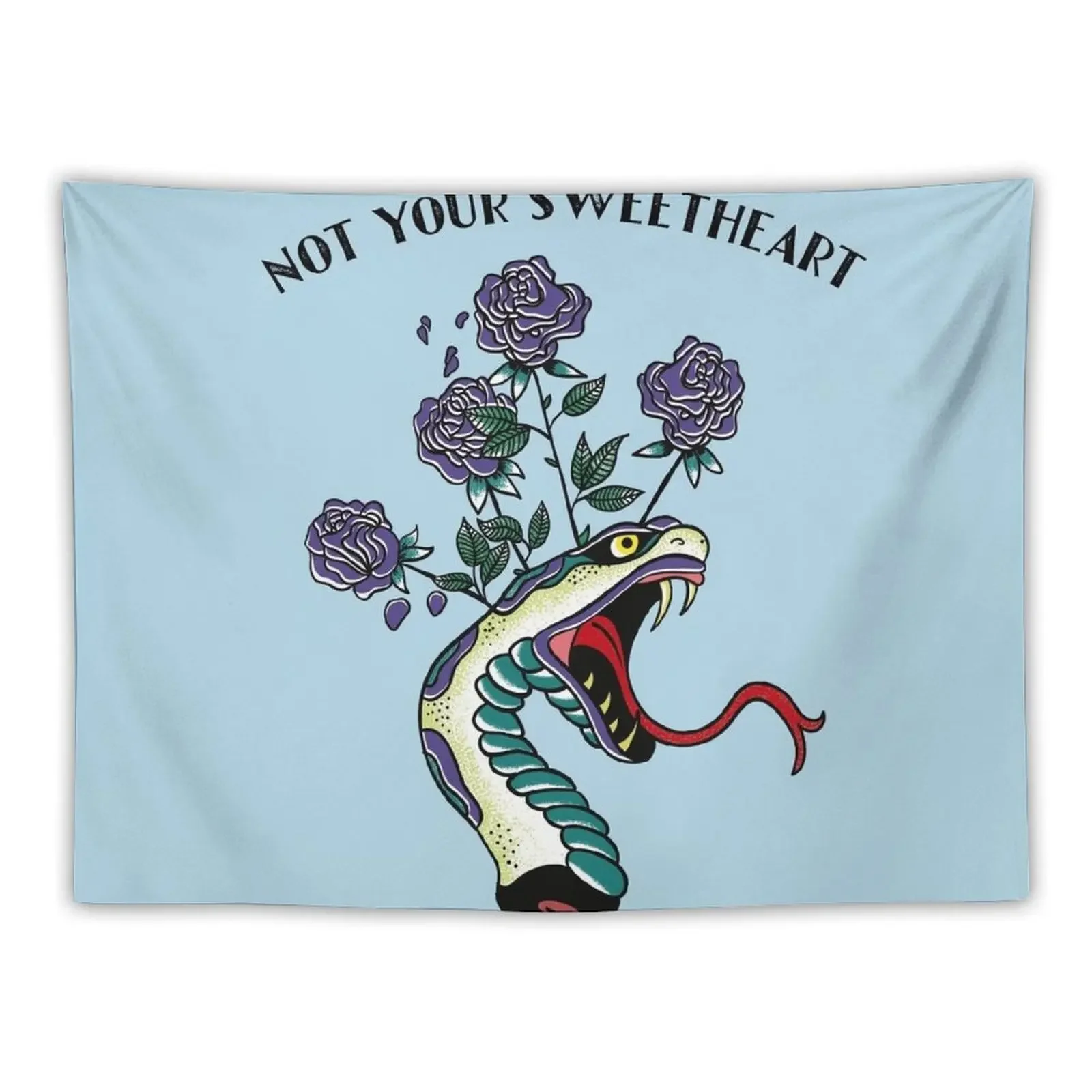 

Not Your Sweetheart Vintage Tattoo Design Tapestry Home Decorators Home Decor Accessories Wall Hanging Wall Tapestry